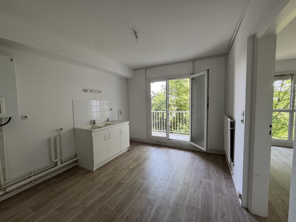 Appartement 3 pièces spacieux avec balcon à Barlin