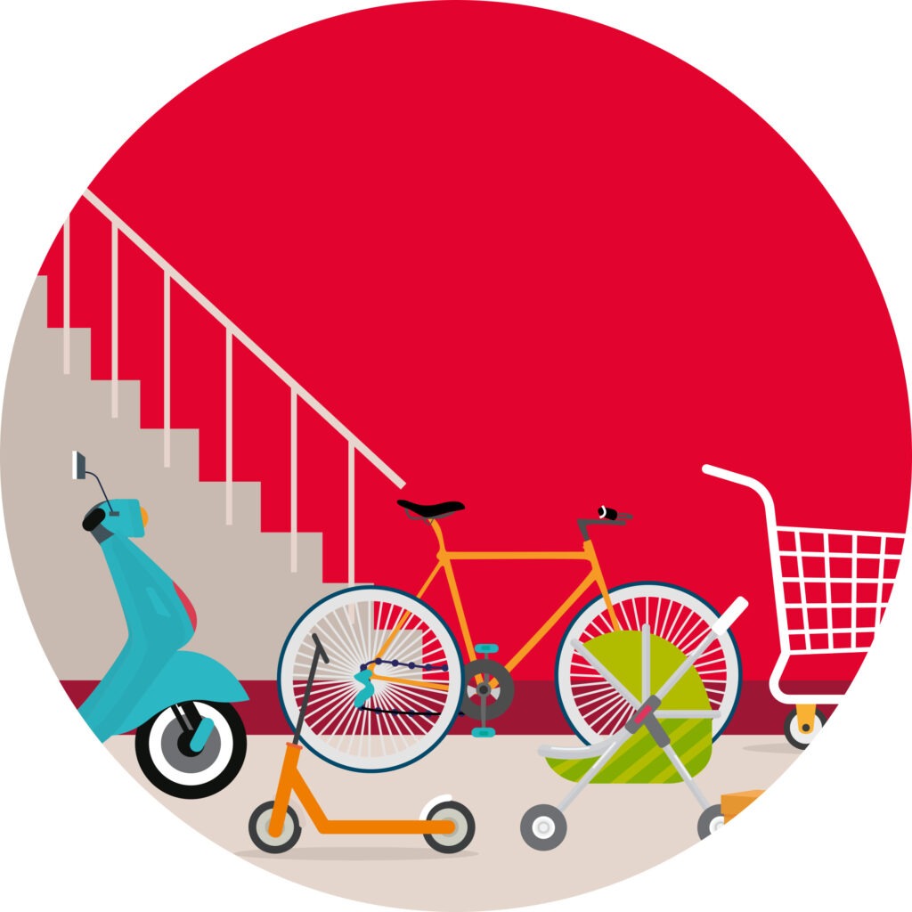 Illustration encombrants parties communes