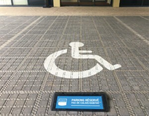 Place parking handicap